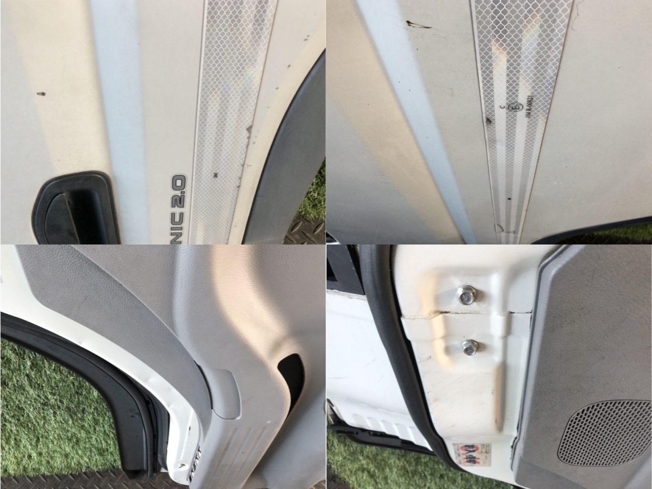 #4-10-10#三菱ミニヨン平成11年前右ドア/ギス凹みあります。必ず落札前に送料の見積してください．手渡し歓迎 トラック用中古部品のリトラス・パーツセンター