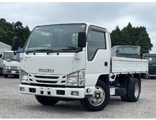 【近日入庫】車検付き 10尺ショート いすゞエルフ 平ボデー マニュアル6速 積載3トン