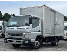【近日入庫】【リビルトエンジン交換済み！】車検付き 5速マニュアル ワイドキャブ アルミバン 三菱キャンター 積載３トン