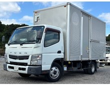 車検付き 格納パワーゲート ワイドキャブ サイド扉 アルミバン 三菱キャンター 積載２トン