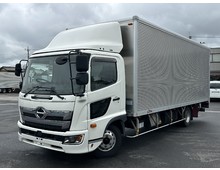 【近日入庫予定】 H30年 跳上パワーゲート フルハーフ製アルミバン 6700ボデー ワイド幅 アルミホイール 2.9トン積載 リーフサス 6MT 令和9年2月まで車検付 日野レンジャー 現行型