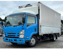 車検付き 格納パワーゲート 荷台長5M マニュアル6速 いすゞエルフ 積載3.15トン 