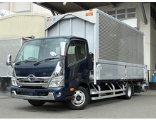 R5年 アルミウイング 超ロング5mボデー ワイド幅 内高222㎝ 積載3000㎏ シフト6速MT 走行距離79千㎞ メッキパーツ 日野デュトロ