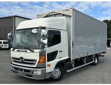 H28年 アルミウイング 6200ワイド 240高馬力 ハイルーフ 板バネ 車検付き 6速マニュアル 日野レンジャー 