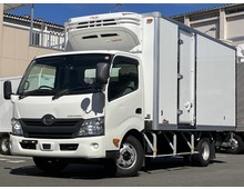  R1年 格納パワーゲート付き 菱重低温 冷凍バン 床アルミ縞板 ワイドロング サイド扉 車検付き 6速マニュアル 日野デュトロ