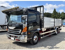 【近日入庫予定】 日野レンジャー ハイグレード アルミブロック平ボデー 90アオリ リア/サイドバンパーステン バスフェンダー アルミホイール 走行距離592㎞ シフト6速MT 積載2800㎏