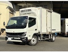 高年式 R6年 フルハーフ製冷凍バン 菱重製低温-30℃設定 ワイドロング 左サイド扉 積載3000㎏ シフト5速MT 令和9年7月まで車検付 ふそうキャンター