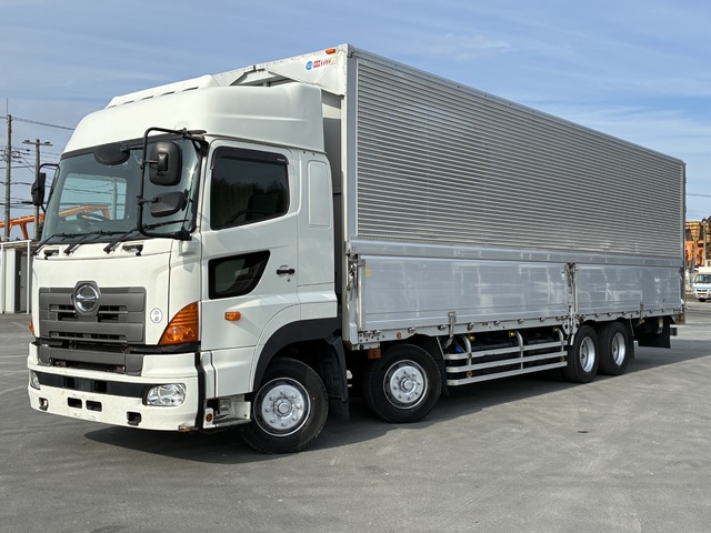 【近日入庫予定】H29年 プロフィア 融雪仕様ハイルーフ 4軸2デフ アルミウイング リアエアサス 7MT 