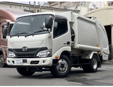 H30年 デュトロ パッカー車 新明和プレス式 4.3㎥ 汚水タンク 連続スイッチ 車検付