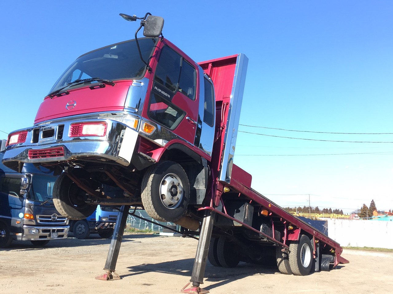 中古 日野 クレーン セルフ車 ４トン H1年 U Fd3hjaa ストックno 4 安さ世界一に挑戦 中古トラックのワンプラストア