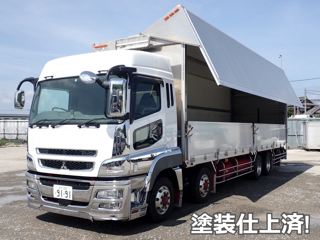 中古 三菱ふそう ウイング車 大型 H23年 Lkg Fs54vz ストックno 1 中古トラックの栗山自動車工業