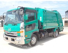 新明和製プレス式パッカー 塵芥車 8.6立米 連続スイッチ・汚水タンク付き UDコンドル 6速マニュアル 車検付き