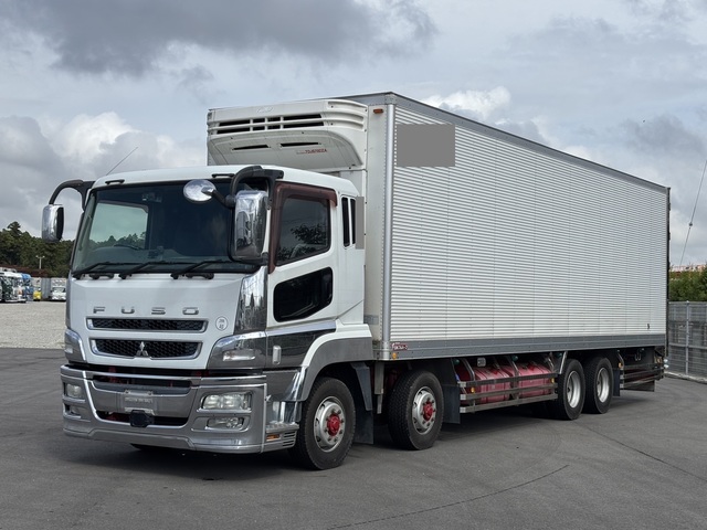 コルゲート仕様 低床4軸冷凍車 菱重直結式 スタンバイ ジョルダー4列 三菱ふそう 赤シャシ 積載12.3トン