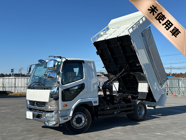 【未使用車】 R7年 ふそうファイター 増トン(積載7ｔ) 極東製ダンプ 耐摩耗性鋼板 自動シート スーパーパッケージ 6速マニュアル 車検付き
