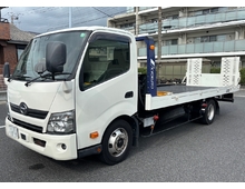 H29年 デュトロ 極東製 積載車 積載3t フラトップ ラジコン ウインチ付 6MT 車検付