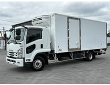 H30年 格納パワーゲート付き 冷凍バン 6200標準幅 菱重低温 床キーストン サイド扉 板バネ 6速マニュアル いすゞフォワード 車検付き アルミホイール