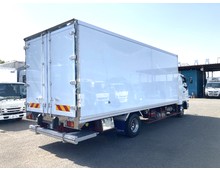 中古 三菱ふそう 冷蔵冷凍バン ４トン(中型) H30年 2KG-FK64F リア写真