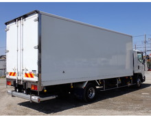 中古 いすゞ 冷蔵冷凍バン ４トン(中型) H30年 TKG-FRR90S2 リア写真