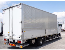 中古 三菱ふそう ウイング ４トン(中型) H27年 TKG-FK61F リア写真