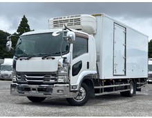 【近日入庫】リビルトエンジン交換】₋14℃確認 車検付き ワイドキャブ ベット付き エアサスマニュアル6速 東プレ 冷凍車 スタンバイ いすゞフォワード 積載3トン