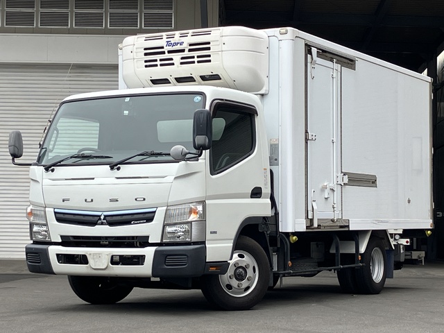 H30年 キャンター 冷凍バン ワイドロング 東プレ製-30℃低温設定 格納パワーゲート付 左サイド扉 5MT 積載2.8t 