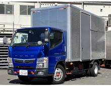 標準ロングアルミバン 左サイドスライド扉 16.9万㎞! 5速MT H30年 三菱キャンター 車検令和9年2月迄