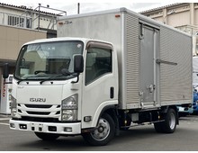 【期間限定特価車】車検付 5トン未満 標準ロング いすゞエルフ アルミバン サイド扉 最大積載量2トン