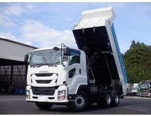 【未使用車】 R6年 ギガ 極東製 510土砂ダンプ 自動シート 7MT 6×4 2デフ