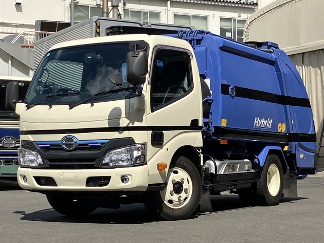 パッカー車(塵芥車) ハイブリッド 新明和製プレス式 4.2立米 日野デュトロ ミッションオートマ