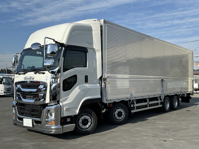 【未使用車】 R6年 融雪仕様 4軸アルミウイング ハイルーフ リアエアサス 7速マニュアル いすゞギガ