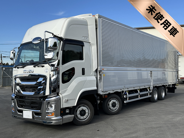 【未使用車】 R6年 融雪仕様 4軸アルミウイング ハイルーフ リアエアサス スムーサー いすゞギガ