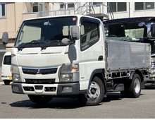  新免許対応（5ｔ未満） 平ボディ 標準ショート 10尺 3方開70アオリ アルミブロック 5速マニュアル 令和2年式キャンター 車検付き