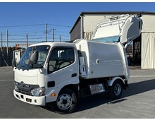 【キャブボデー塗装仕上済】パッカー車（塵芥車） 極東製プレ式 4.2㎥ 汚水タンク付き 日野デュトロ 5速マニュアル