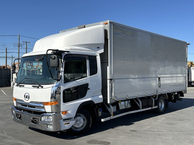  跳上パワーゲート付き アルミウイング 6200ワイド リアエアサス UDコンドル 6速マニュアル