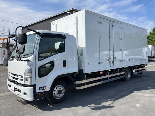 【全塗装仕上済】 R4年 冷凍バン 6200ワイド リアエアサス サイド観音扉 6速マニュアル 車検付き いすゞフォワード