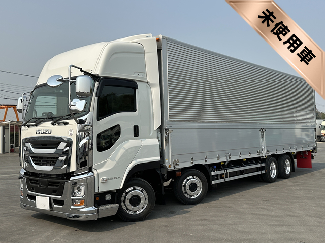 【未使用車】 R7年 融雪仕様 4軸アルミウイング ハイルーフ リアエアサス スムーサー 内高265cm いすゞギガ