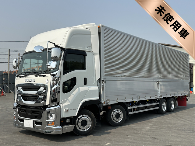 【未使用車】 R7年 融雪仕様 4軸アルミウイング ハイルーフ リアエアサス 7速マニュアル 内高265cm いすゞギガ