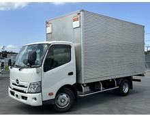 4500ワイド幅 アルミバン 内高2320 積載4,000㎏ トランテックス 庫内丸環フック搭載 ラッシング2段 日野 デュトロ