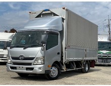 車検付き ワイドキャブ アルミウィング 荷台長5ｍ 荷台高237㎝ 6速マニュアル 日野デュトロ 積載3.2トン