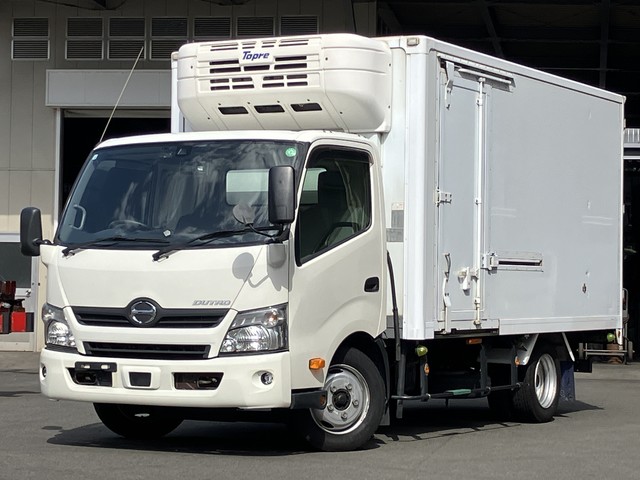 【近日入庫予定】 H30年 東プレ-30℃設定 ワイドロング 冷凍バン デュトロ 左サイド扉 5MT アルミ縞床 8月迄車検付