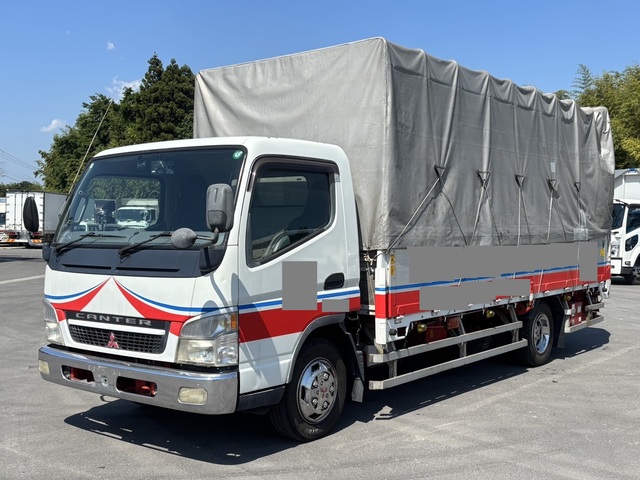 【近日入庫予定】煤焼き無し 荷台長5M 跳上ゲート 三菱キャンター 平アルミブロック オートマ 準中型免許 積載2トン