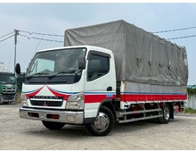 煤焼き無し 荷台長5M 跳上ゲート 三菱キャンター 平アルミブロック オートマ 準中型免許 積載2トン