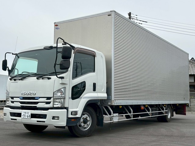 ワイド 9600ボデー 内高さ275cm いすゞフォワード アルミバン リアエアサス 積載2.25トン