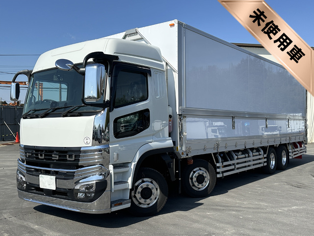 【未使用車】 R7年 トレクス製冷凍ウイング 4軸低床 冷凍機菱重TU100Sサブエンジン搭載 スタンバイ キーストン床 ジョルダー/ジョロダー4列 現行型スーパーグレート ハイルーフ リアエアサス アルミホイール シフトパイロット 6R20エンジン 車検付き