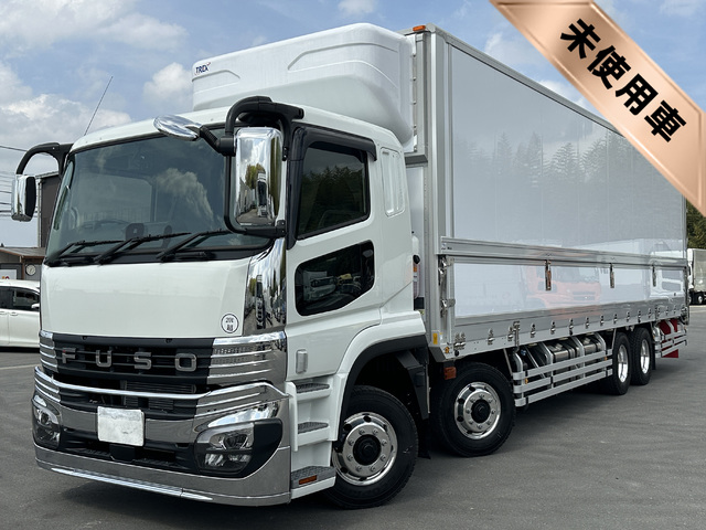 【未使用車】 R8年 トレクス製冷凍ウイング 4軸低床 冷凍機菱重サブエンジン搭載 スタンバイ キーストン床 ジョルダー/ジョロダー4列 現行型スーパーグレート リアエアサス アルミホイール シフトパイロット 6R20エンジン 車検付き