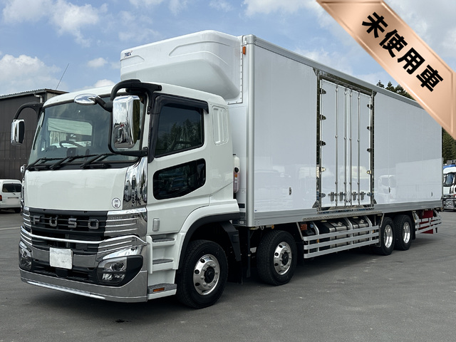 【未使用車】R8年 スーパーグレート プレミアムライン 4軸2デフ 低床 菱重サブエンジン -35℃設定 ジョルダー/ジョロダー4列 キーストン床　左サイド観音扉 アルミホイール 車検付 