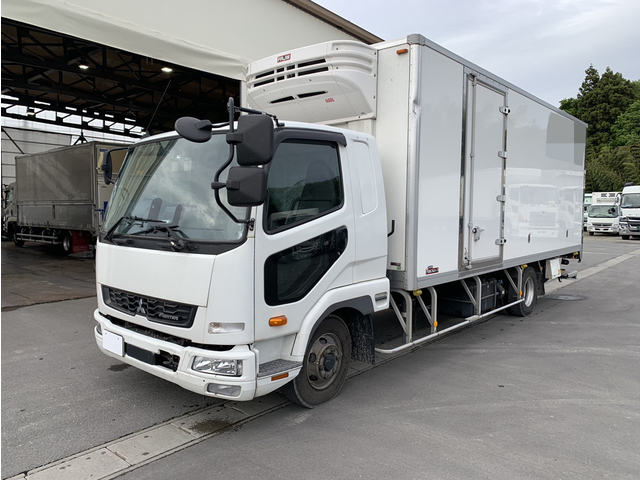 【近日入庫予定】R3年 -30℃設定 ファイター 冷凍バン 6200ワイド幅 システムフロア床 格納パワーゲート 左サイド扉付 車検付 6MT
