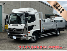 【未使用車】【サブスク・長期レンタル専用車両】　4tセミワイド　平ボデーアルミブロック　【事業ナンバー登録可】
