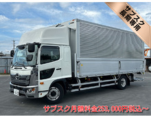 【未使用車】サブスク・長期レンタル専用車輌　増ｔウイング車 ワイド幅　リアエアサス 格納パワーゲート　6600kg積載　注：サブスク専用車両となります
