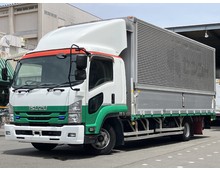  H29年 跳ね上げパワーゲート付！ 6200ワイド幅 アルミウイング 内高2400㎜ リアエアサス 積載2,500㎏ いすゞ フォワード